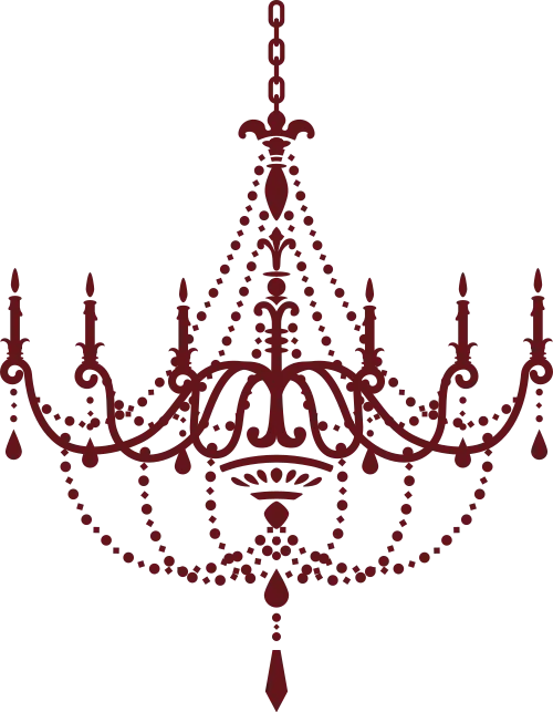 Chandelier graphic.