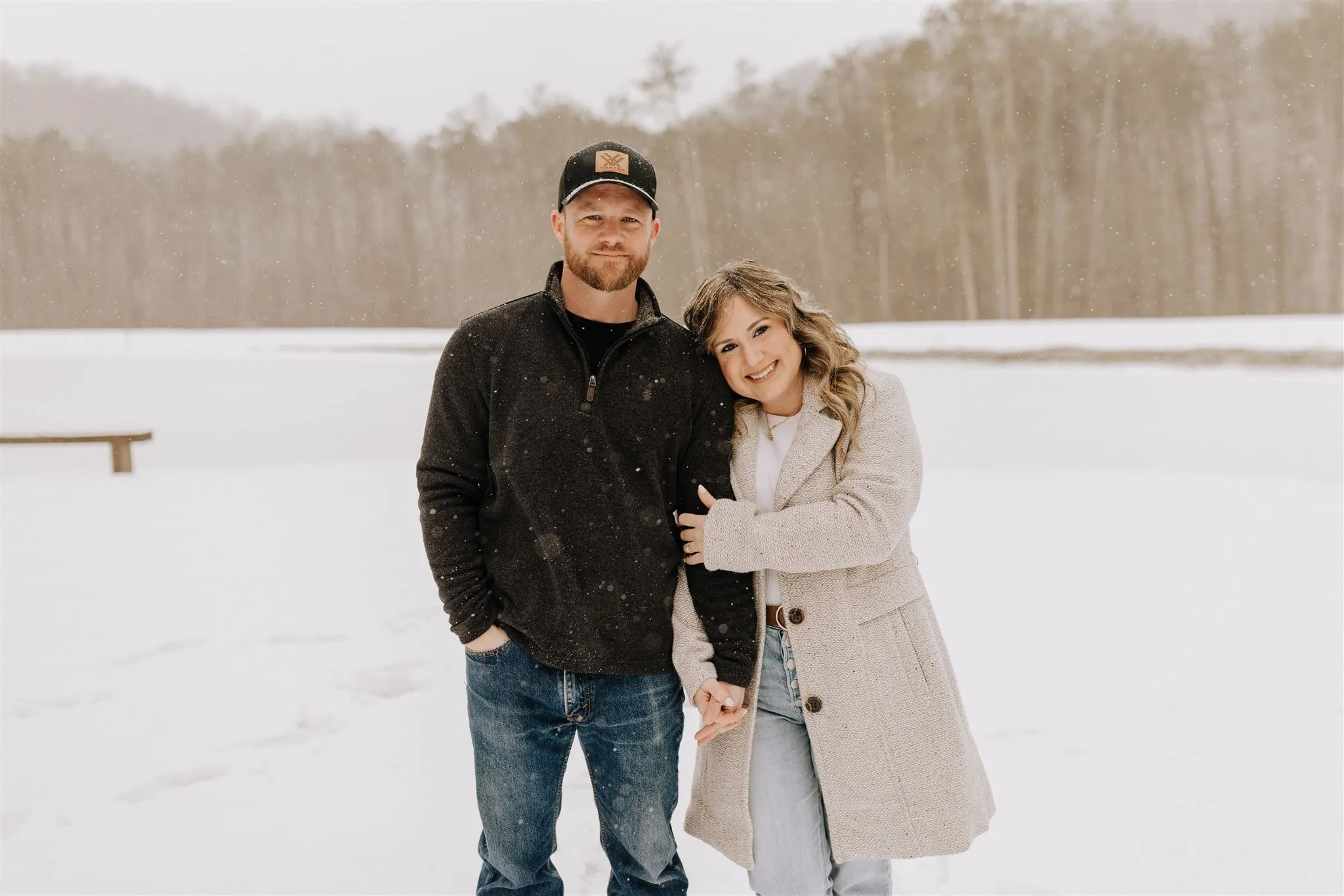 Kyle and Kaylee smiling.
